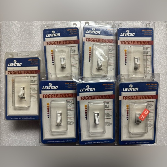 Lot of 36 Leviton Light Switches and Outlets. See Listing For Details. - Picture 2 of 16